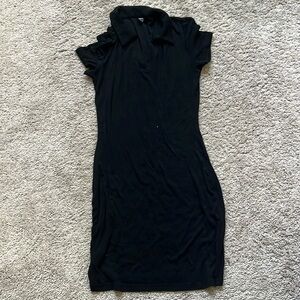 collared mini dress